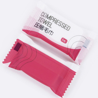 Serviette compressée jetable Serviettes de bain en coton pour le visage Serviette de toilette