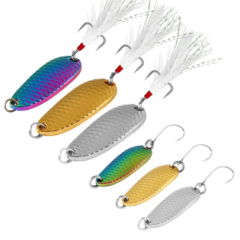 1.5g,3.5g,5g,7.5g,10g,15g high quality casting metal blades lure hard trout bait metal spoon fishing lure