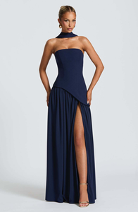 <span class=keywords><strong>Abito</strong></span> Lungo Elegante da Sera per <span class=keywords><strong>Donna</strong></span>, Personalizzabile, Senza Maniche, Plissettato, Ecologico, Estivo, in <span class=keywords><strong>Tulle</strong></span> - Product Image 2