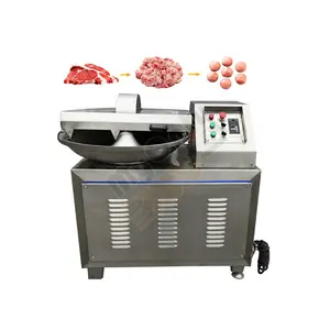 5L/20L/40L/80L/125L Pork Cutter And Grinder Bowl 6 Blades Industrial Electric Meat Chopper Machine