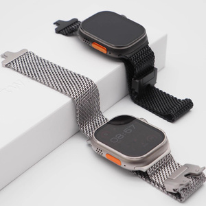 Bracelets <span class=keywords><strong>Milanese</strong></span> Loop pour <span class=keywords><strong>Apple</strong></span> <span class=keywords><strong>Watch</strong></span> Series 11 10 9 5 4 SE 8 <span class=keywords><strong>7</strong></span> 6 46mm-42mm-41mm-<span class=keywords><strong>45mm</strong></span>-44mm 40mm Ultra 2 49mm Accessoires - Product Image 4