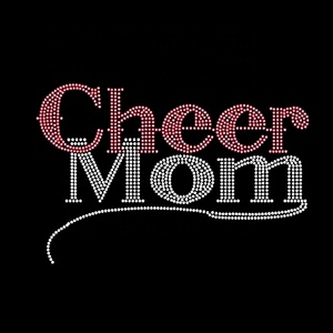 Camiseta de <span class=keywords><strong>mujer</strong></span> con diamantes de imitación de muestra gratis Impresión de transferencia de calor Cheer Mom Baseball Love Hotfix Rhinestone Transfer - Product Image 1