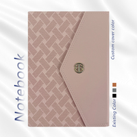 Carnet de notes personnalisé en cuir rigide A5/A4 pour le bureau, cadeau promotionnel, journal avec 100 feuilles