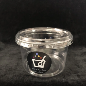 Wadah Plastik Sekali Pakai 8oz 12oz 16oz 24oz 32oz Dengan Tutup Mangkuk Acai Plastik PET Mangkuk Deli dengan Cetak Sesuai Pesanan - Product Image 5