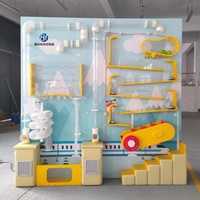 Bonhong usine, prix Direct, ballon interactif, jeu mural, Tubes de balles sous vide, équipement de terrain de jeu intérieur avec piscine à balles