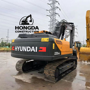 Excavadora Hyundai 220, de 20 toneladas excavadora de orugas, servicio pesado de Corea, componentes de núcleo de bomba de motor, buen precio, usada - Product Image 1