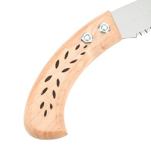 Sierra de mano de alta resistencia para jardín, cuchilla recta para cortar madera, mango de madera, sierras de podar, sierras manuales para trabajar 243309 Fábrica - Product Image 5