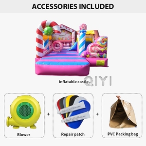 קופסי הטירה pvc ממתקים נסיכה חיצונית קופצני הטירה מתנפחים בית עבור ילדים מסיבה להקפיץ בית מתנפחים - Product Image 4