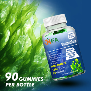 Gomitas de Musgo Marino con Sabor a Bayas Mixtas, Suplemento para la Salud, Favorece la Digestión, el Corazón y la Tiroides - Product Image 3