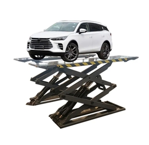 Elevador de tijera horizontal para garaje eléctrico hidráulico Elevador de coche de baja altura - Product Image 4