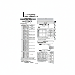 Électrovanne pneumatique SMC VX210DEXNBA Produit de vannes de commande - Product Image 1