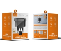 Adaptateur de voyage intelligent universel LDNIO Z7 AU UK US EU, prise de conversion tout-en-un, chargeur portable, adaptateur secteur multi-conversion