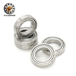 Roulement à billes à gorge profonde Flyleopard S6204ZZ 20x47x14mm en acier inoxydable 304, roulement miniature étanche ZZ - Product Image 4