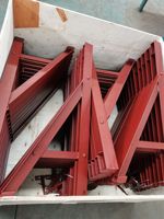 Support mural triangulaire en acier inoxydable OEM de haute qualité, robuste, réglable et pliable, avec revêtement en poudre métallique