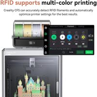 Filament RFID brun Creality Poly (PLA) 1KG Accessoire d'imprimante 3D Étiquettes RFID compatibles avec le système CFS-Creality Auto Diamètre 1,75 mm