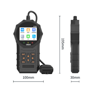 เครื่องอ่านโค้ด OBD2 แบบพกพา V320 พร้อมหน้าจอ LCD สำหรับตรวจสอบปัญหาเครื่องยนต์รถยนต์และแบตเตอรี่ ขนาด 195 มม. x 100 มม. x 30 มม. - Product Image 1