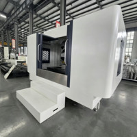 Centre d'usinage horizontal CNC HMC1075 à haute rigidité, grande table de travail, corps en fonte pour coupes lourdes, machine-outil industrielle CNC