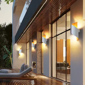 Luce da parete impermeabile all'aperto nordica moderna semplice corridoio terrazza balcone corridoio cortile luce