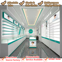 Armoire de rangement en bois pour pharmacie avec éclairage LED, vitrine en verre pour médicaments, jouets pour bébés, lunettes connectées, montres, écologique