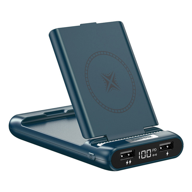 Free Sample Consumer Electronics Magnetic Power Bank Wireless 10000mah with Holder PD22.5W Fast Charging Powerbank
