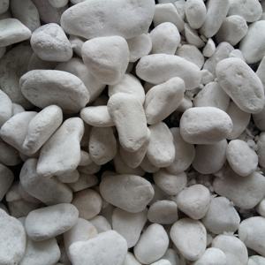 Galet de granit blanc neige en pierre naturelle pour la décoration de la maison de jardin - Product Image 1