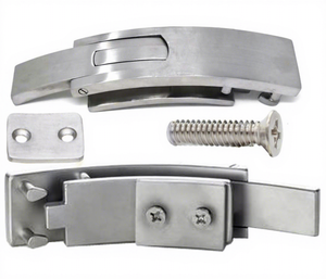 Boucles à levier en acier inoxydable robustes AERO avec logo personnalisable, sangle de remplacement pour haltérophilie, couleur personnalisée pour boucles de ceinture - Product Image 1