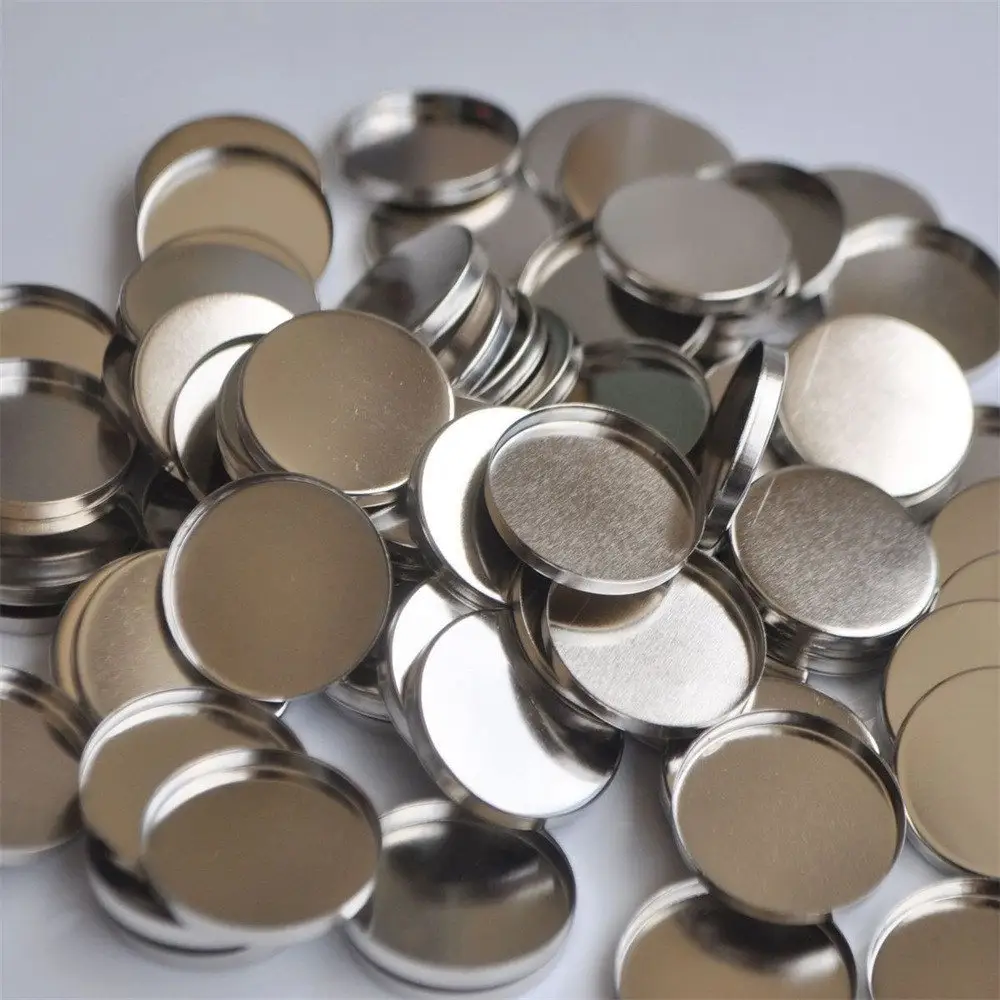 26mm 36mm 55mm Cosmetic Metal Tin Pans Magnetic Eyeshadow Iron Pans best quality magnetic cosmetic eyeshadow tin pans