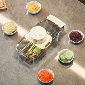 Cortador de Verduras Manual Multifuncional de Plástico, Picador de Patatas para Accesorios de Cocina - Product Image 3