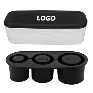 Bac à glaçons en silicone personnalisé avec couvercle et bac pour gobelet Stanly, 3 moules à gobelets grands pour boissons, convient aux gobelets de 40 oz - Product Image 2