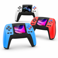 Console de jeu portable rétro P5, écran couleur 3 pouces 640x480, batterie rechargeable 1200mAh, 520 jeux classiques intégrés, cadeau de Noël