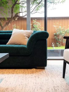 Mới Bắc Âu Kem Sofa Đặt Thẳng Vải Cao Cấp Hiện Đại Đơn Giản Phong Cách Lớn Phòng Khách Nhà Bếp Phòng Tắm Trường Mở rộng Gỗ - Product Image 4