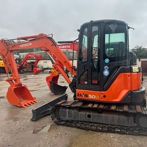 Cheap used Hitachi ZX50u Mini Excavator <b>Second</b>-<b>Hand</b> 5 Ton Construction Digger Original Motor Engine Gearbox Gear Pump Core - Product Image 1