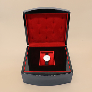 Stockage de haute qualité <span class=keywords><strong>en</strong></span> <span class=keywords><strong>bois</strong></span> de luxe emballage d'oreiller rouge emballage unique noir brillant brillant homme montre <span class=keywords><strong>en</strong></span> <span class=keywords><strong>bois</strong></span> <span class=keywords><strong>en</strong></span> gros boîte-cadeau - Product Image 2