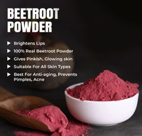 Pigment alimentaire Soluble dans l'eau racine de betterave poudre rouge E30 E40 E50 poudre de betterave rouge organique