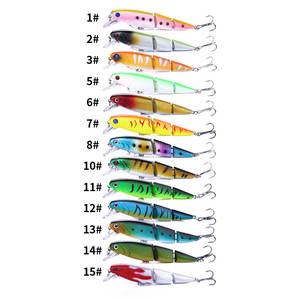 Yüzen cazibesi 10.5cm/14g yüzmek yemler 2 eklemli yaşam gibi batan çok bölümler zoka yapay balık - Product Image 6