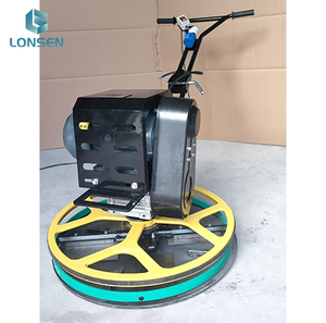 Electric 24 Inch Small <b>Walk</b> Behind Concrete Edge Corner Power Trowel <b>Machine</b> - Product Image 2