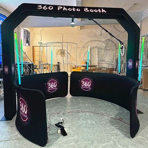 Tops 360 Photo Booth dhl Expédié rapidement en 48H avec lampe de remplissage Manuel - Product Image 6