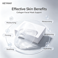 Masque facial au bio-collagène OEM ODM, formule personnalisée, marque privée, hydratant, blanchissant, soin de la peau pour les marques en gros
