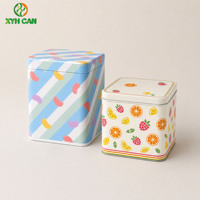Boîte en fer blanc personnalisée pour bonbons avec impression artistique, pour le stockage de confiseries, vente en gros, directement de l'usine