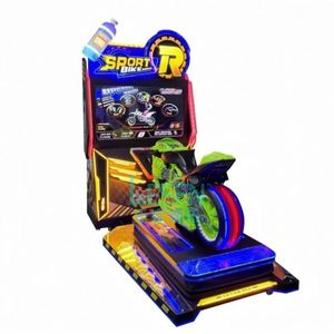 เครื่องเกมมอเตอร์ไซค์อาร์เคดลดราคาพิเศษ เครื่องเล่นเกมแข่งรถแบบหยอดเหรียญ อุปกรณ์เกมอาร์เคดเพื่อความบันเทิง - Product Image 1