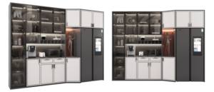 Modern Solid Wood Customized Dining Room <b>Furniture</b> Cutlery Cabinet Wine Cabinet for Hotel <b>Buffet</b> Use - Product Image 5