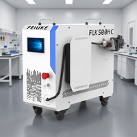 Machine de nettoyage au laser pulsé à vente directe d'usine 100W 200W 300W 500W OEM ODM, machine de décapage de rouille au laser haute efficacité