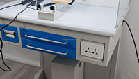 Banc de travail de laboratoire dentaire JT5 ULTRA, table de technicien dentaire, poste de travail individuel pour laboratoire dentaire