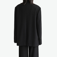 Vente en Gros de Blazer Formel pour Dames Blazer Blanc Robe Longue Vestes de Costume d'Affaires Bouton Broderie Solide Styles Imprimés Femme Formelle