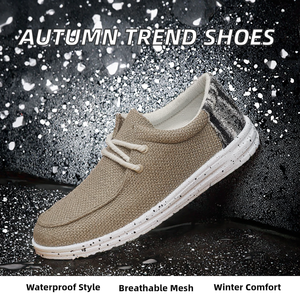Chaussures décontractées pour hommes automne/printemps/été, grande taille, respirantes, imperméables, en maille, à lacets, style basketball - Product Image 3