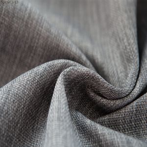 Rideau occultant patchwork de fenêtre assombrissant avec œillets hôtel rideaux occultants prêts à l'emploi - Product Image 5