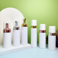 Bouteilles de shampoing en mousse blanche 100ml/150ml/200ml/220ml/250ml, contenants en PET à pompe avec impression sérigraphique