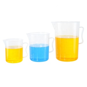 Bécher en plastique PP 50 ml 100 ml 250 ml avec graduation pour usage en laboratoire expérimental - Product Image 2