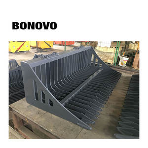 BONOVO Skeleton <span class=keywords><strong>Bucket</strong></span> Skid Steer Attachment 60-84 Inch Rock <span class=keywords><strong>Bucket</strong></span> - Product Image 5