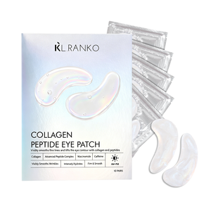 Patch Occhi Idrogel GHK Cu Peptidi di Rame con Centella, Caffeina e Acido Ialuronico Anti-Età, Anti-Occhiaie e Anti-Gonfiore - Private Label OEM - Product Image 1